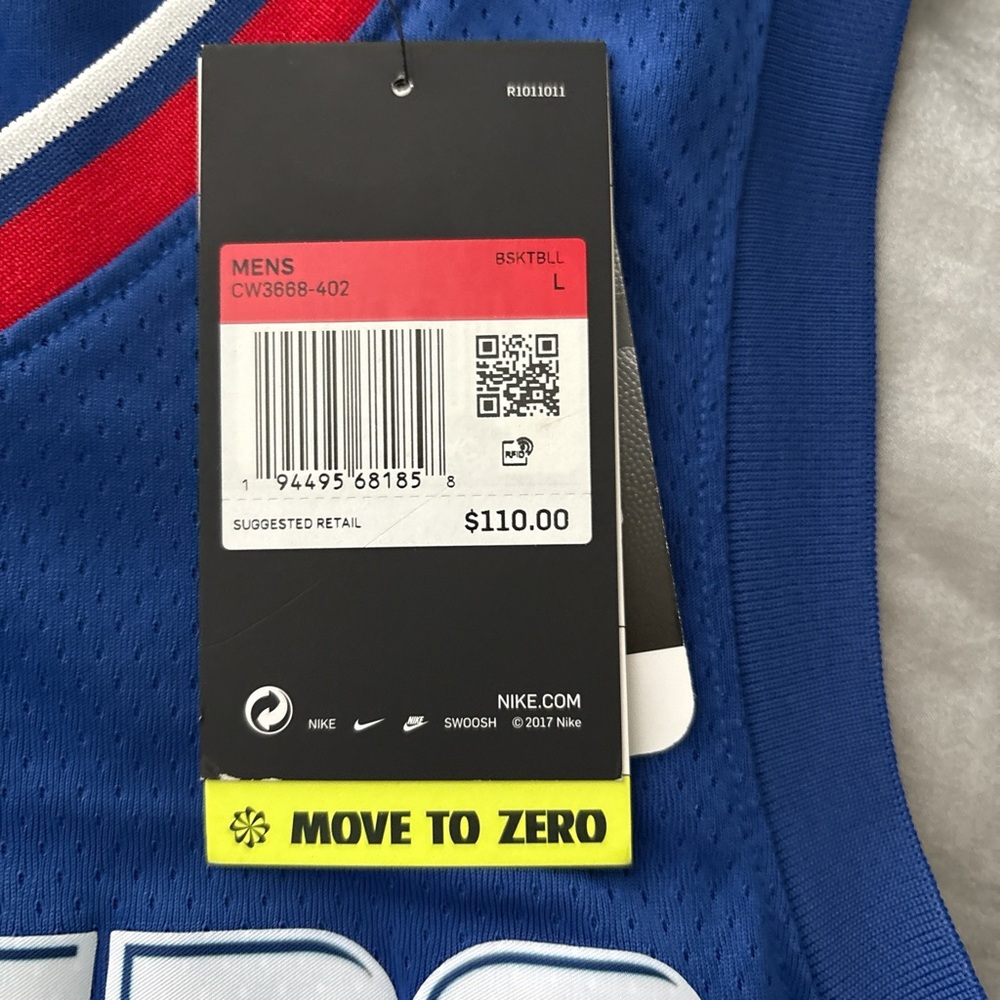 Nike Blue Clippers Kawhi Leanord Icon Jersey - Picture 3 of 3
